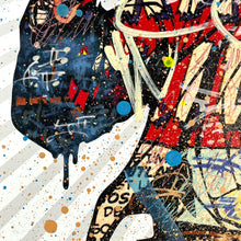 Load image into Gallery viewer, Captain America - American Outlaw (1/1) Print - Hand Embellished Dillon Boy