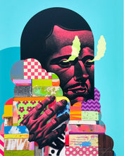 Load image into Gallery viewer, Cloud Diver - Block Print Michael Reeder