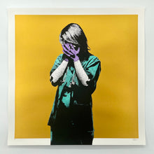 Load image into Gallery viewer, Code Black (Hand Painted Gold Edition) Print - Hand Embellished FAKE