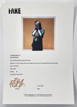 Load image into Gallery viewer, Code Black (Hand Painted Gold Edition) Print - Hand Embellished FAKE