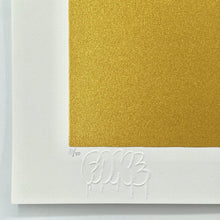 Load image into Gallery viewer, Code Black (Hand Painted Gold Edition) Print - Hand Embellished FAKE