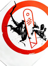 Load image into Gallery viewer, Cut & Run Rat Stencil Poster Print Banksy
