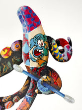 Load image into Gallery viewer, Cyan Tipoff (Hand Finished) Print - Hand Embellished Louis Masai