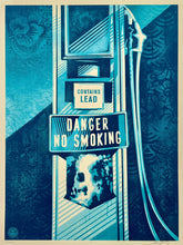 Load image into Gallery viewer, Danger No Smoking Print Shepard Fairey