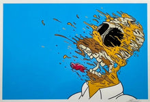 Load image into Gallery viewer, Deconstructed Homer - Blue Edition (Framed) Print Matt Gondek