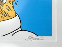 Load image into Gallery viewer, Deconstructed Homer - Blue Edition (Framed) Print Matt Gondek