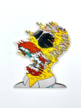 Load image into Gallery viewer, Deconstructed Homer - Blue Edition (Framed) Print Matt Gondek
