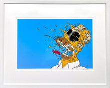 Load image into Gallery viewer, Deconstructed Homer - Blue Edition (Framed) Print Matt Gondek