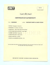 Load image into Gallery viewer, Disorder Print Shepard Fairey x Casey Ryder