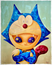 Load image into Gallery viewer, Doraemon On Felix Silhouette Print RYOL