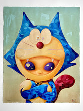 Load image into Gallery viewer, Doraemon On Felix Silhouette Print RYOL