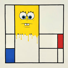 Load image into Gallery viewer, Dripping MondriBob Painting CDJ