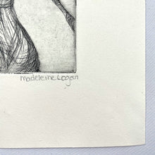 Load image into Gallery viewer, Etching Tree Print - Hand Embellished Madeleine Logan