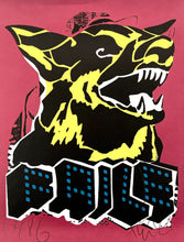 Load image into Gallery viewer, Faile Dog (Black Light) Print FAILE