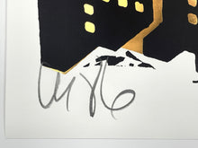 Load image into Gallery viewer, Faile Dog (Gold/Black) Print FAILE