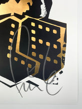 Load image into Gallery viewer, Faile Dog (Gold/Black) Print FAILE