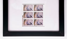 Load image into Gallery viewer, FCK PTN Complete Framed Set (Postcard + 6 Stamp Sheet) Media Banksy