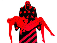 Load image into Gallery viewer, Freedom / Prosperity at any Price (White) Print Cleon Peterson