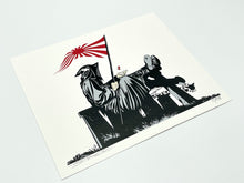 Load image into Gallery viewer, Grim Reaper Japanese Flag (AP) Posters, Prints, & Visual Artwork D*face