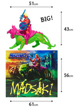 Load image into Gallery viewer, He-Man and Battle Cat 17" Art Figure Set Vinyl Figure Madsaki