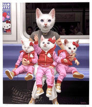 Load image into Gallery viewer, Hello Kitties Print Matthew Grabelsky