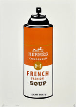 Load image into Gallery viewer, Hermes Fashion Soup Print Death NYC
