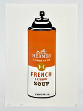 Load image into Gallery viewer, Hermes Fashion Soup Print Death NYC