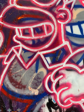 Load image into Gallery viewer, Homer Simpson - Louis Vuitton (Double Neon Series) Painting Jago Oner