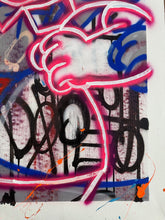 Load image into Gallery viewer, Homer Simpson - Louis Vuitton (Double Neon Series) Painting Jago Oner