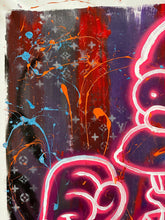 Load image into Gallery viewer, Homer Simpson - Louis Vuitton (Double Neon Series) Painting Jago Oner