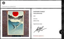 Load image into Gallery viewer, Icarus Democracy Print Shepard Fairey