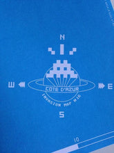 Load image into Gallery viewer, Invasion Cote d'Azur Map Print Invader