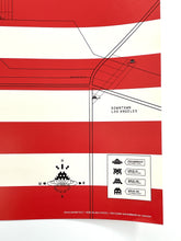 Load image into Gallery viewer, Invasion Map of Los Angeles (Rare Flat) Book/Booklet Invader