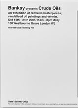 Load image into Gallery viewer, 'Kate Moss' Crude Oils Invitation Postcard Postcard Banksy