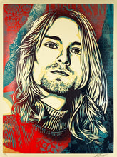 Load image into Gallery viewer, Kurt Cobain Print Shepard Fairey