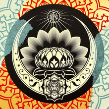 Load image into Gallery viewer, Lotus Ornament Target Print Shepard Fairey