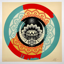 Load image into Gallery viewer, Lotus Ornament Target Print Shepard Fairey