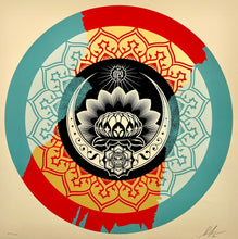 Load image into Gallery viewer, Lotus Ornament Target Print Shepard Fairey
