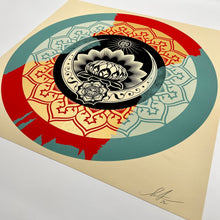 Load image into Gallery viewer, Lotus Ornament Target Print Shepard Fairey