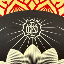 Load image into Gallery viewer, Lotus Ornament Target Print Shepard Fairey