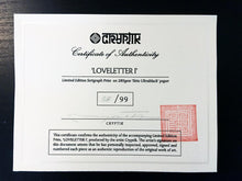 Load image into Gallery viewer, Loveletter I Print Cryptik