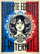 Load image into Gallery viewer, Marianne: L’action Vaut Plus Que Les Mots Print Shepard Fairey