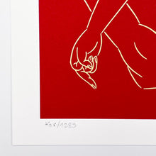Load image into Gallery viewer, Middle Finger in Red Print Ai Weiwei
