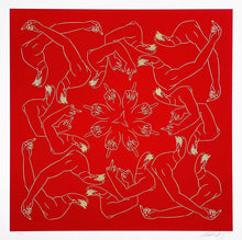 Load image into Gallery viewer, Middle Finger in Red Print Ai Weiwei