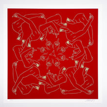 Load image into Gallery viewer, Middle Finger in Red Print Ai Weiwei