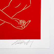 Load image into Gallery viewer, Middle Finger in Red Print Ai Weiwei