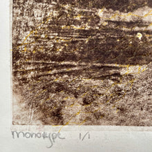 Load image into Gallery viewer, Mirror - Monotype Print - Hand Embellished Madeleine Logan