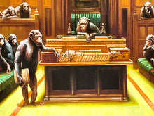 Load image into Gallery viewer, Monkey Parliament III Print Mason Storm