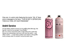 Load image into Gallery viewer, Mr. A Face Spray Can (Pink) Spray Paint Can Mr. Andre