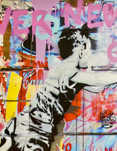 Load image into Gallery viewer, Never Never Give Up Print Mr. Brainwash